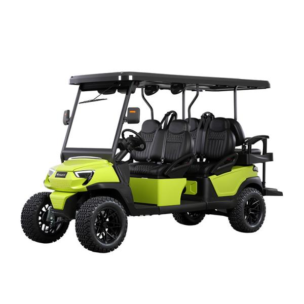 Multi Use Lifted 6 Seater Electric Golf Buggy With Rear Flip Seat