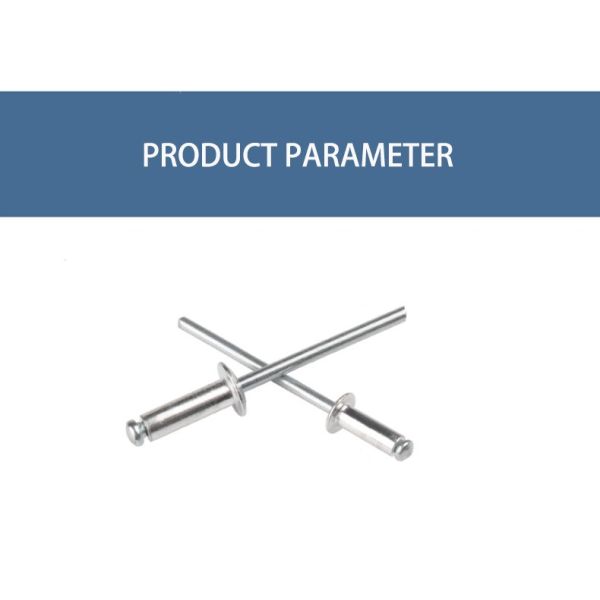 Sliver Car Maintenance Accessories Self Plugging Open End waterproof rivets aluminum