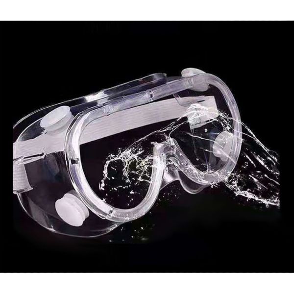 Anti Bacterial Medical Eye Goggles , Hospital 17 X 8cm Clear Protective Eyewear