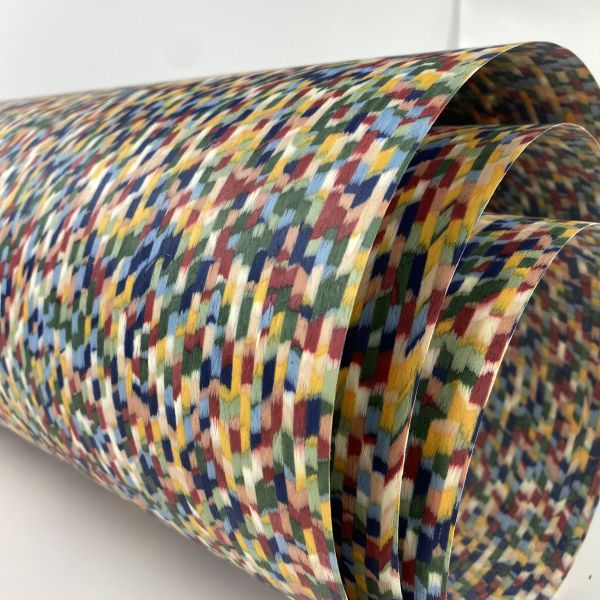 Новый дизайн искусственный красочный пятна деревянный фанера для ювелирных изделий коробка автомобиля интерьер домашнее убранство 2500 * 640 мм