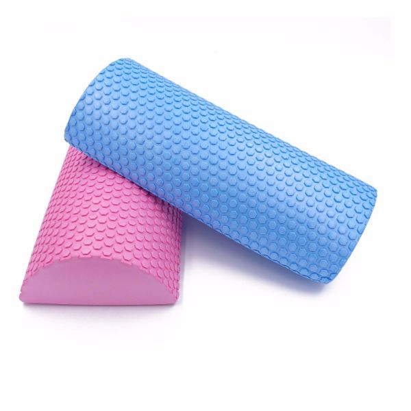 vHigh Density Half Foam Roller , Body Massage Roller Fitness Equipment Balance Pad