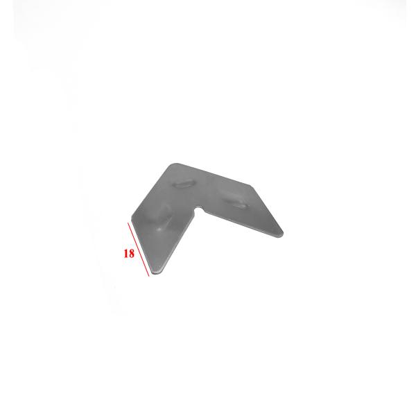 Pièces d'angle en aluminium pour porte et fenêtre d'hôtel en acier inoxydable SUS304
