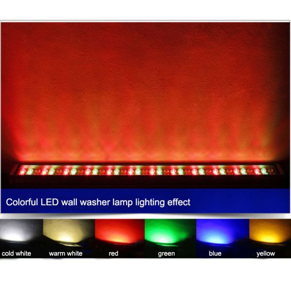72W 108W LED Wall-washing Light Double Row Line Light Outdoor Hotel Wedding Projection Waterproof Linear Projection Ligh