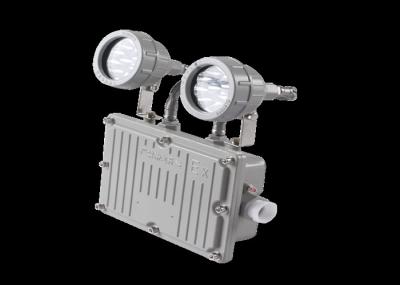 Luz de emergência 12v à prova de explosões recarregável industrial com 2 cabeças