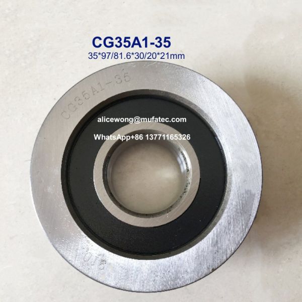 Фланцевые шаровые подшипники 35x97/81.6x30/20x21 мм для замены запчастей для подъемников CG35A1-35