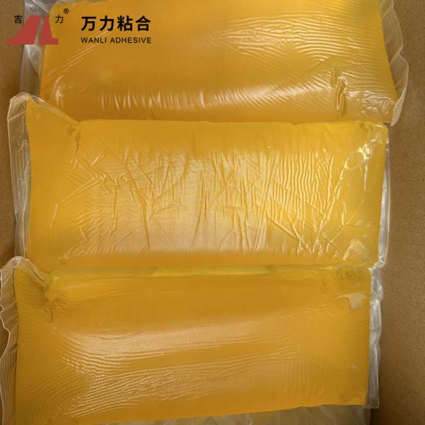 Yellow Block Woodworking Hot Melt Adhesive PSA Industrial TPR-2005AC
