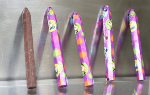 Semi Auto Chocolate Wrapping Machine 150ppm-200ppm Chocolate Wrapper Machine