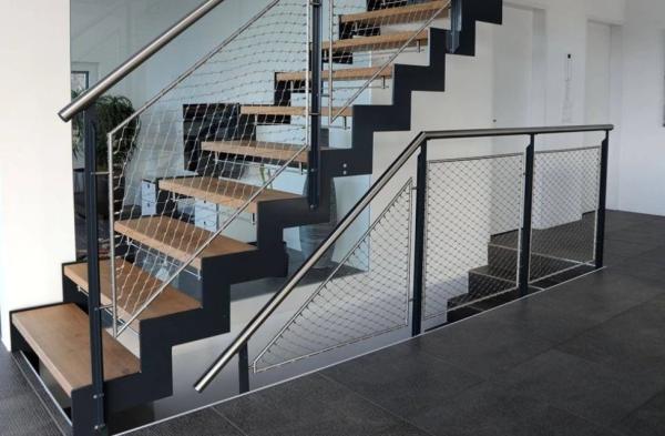 Flexible Stainless Steel Wire Rope Mesh For Balustrade Or Railing 3.0 Mm
