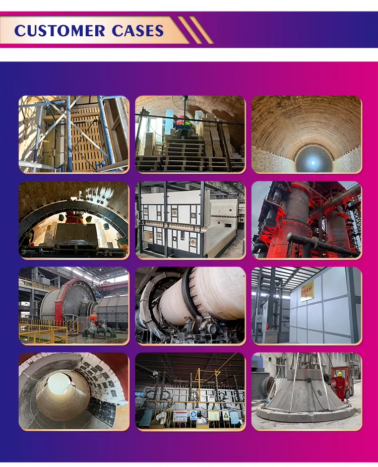 1260°C 1430°C Ceramic Fiber Module Thermal Insulation Kiln Refractory Material