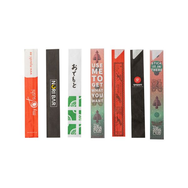 Custom Printed Disposable Bamboo Chopsticks Made from 100% Natural Moso Bamboo with High Temperature Sterilization