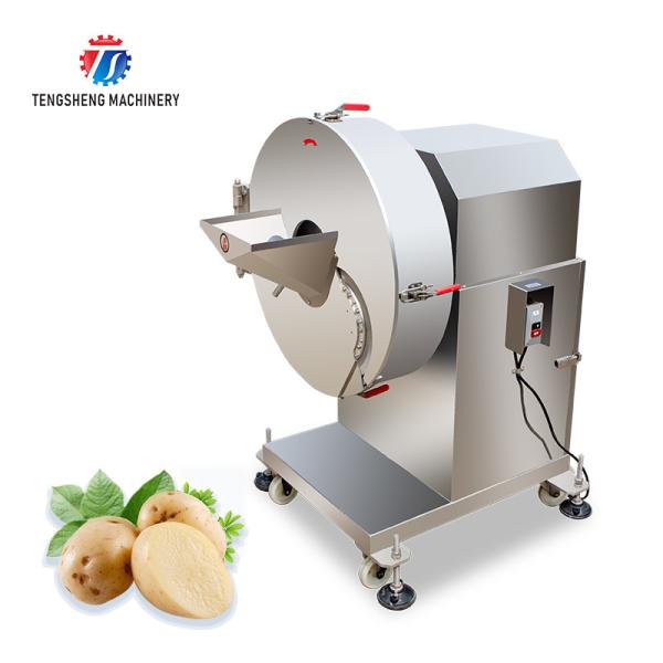 Abóbora comercial da máquina da microplaqueta de batata 3000KG/H, melão de inverno, batata que corta, raiz, grande equipamento da batata