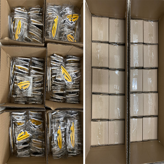 EVA AIR Co Marca de llavero bordado personalizado Resistente a la oxidación llavero de doble cara