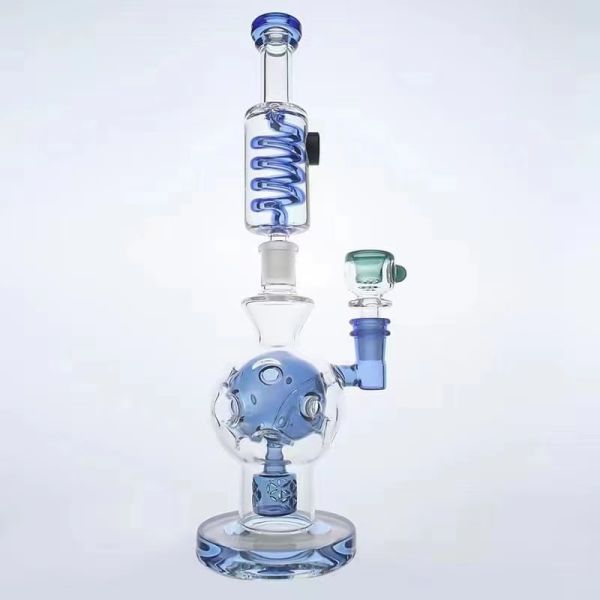 Труба водопровода стекла трубки Freezable катушки глицерина прямая куря 18 дюймов