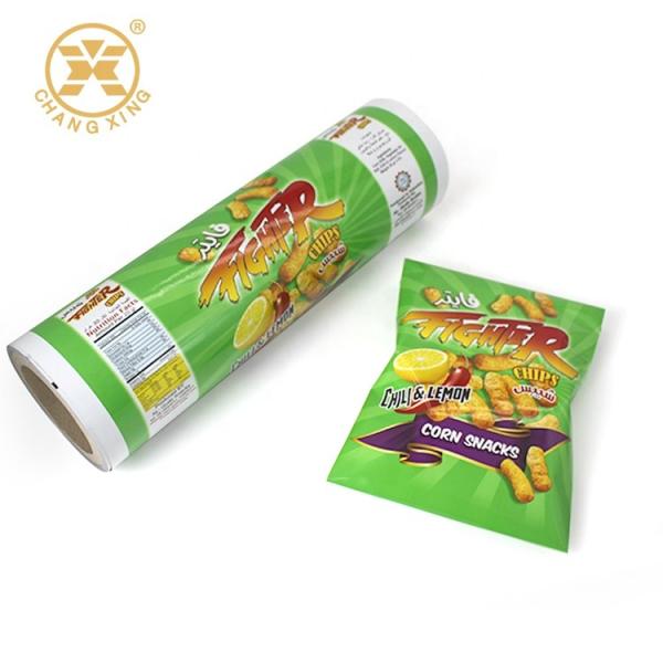 BRC Laminated Puffed Snack Packaging Bags Chocolate Biodegradable Films For Food Packaging