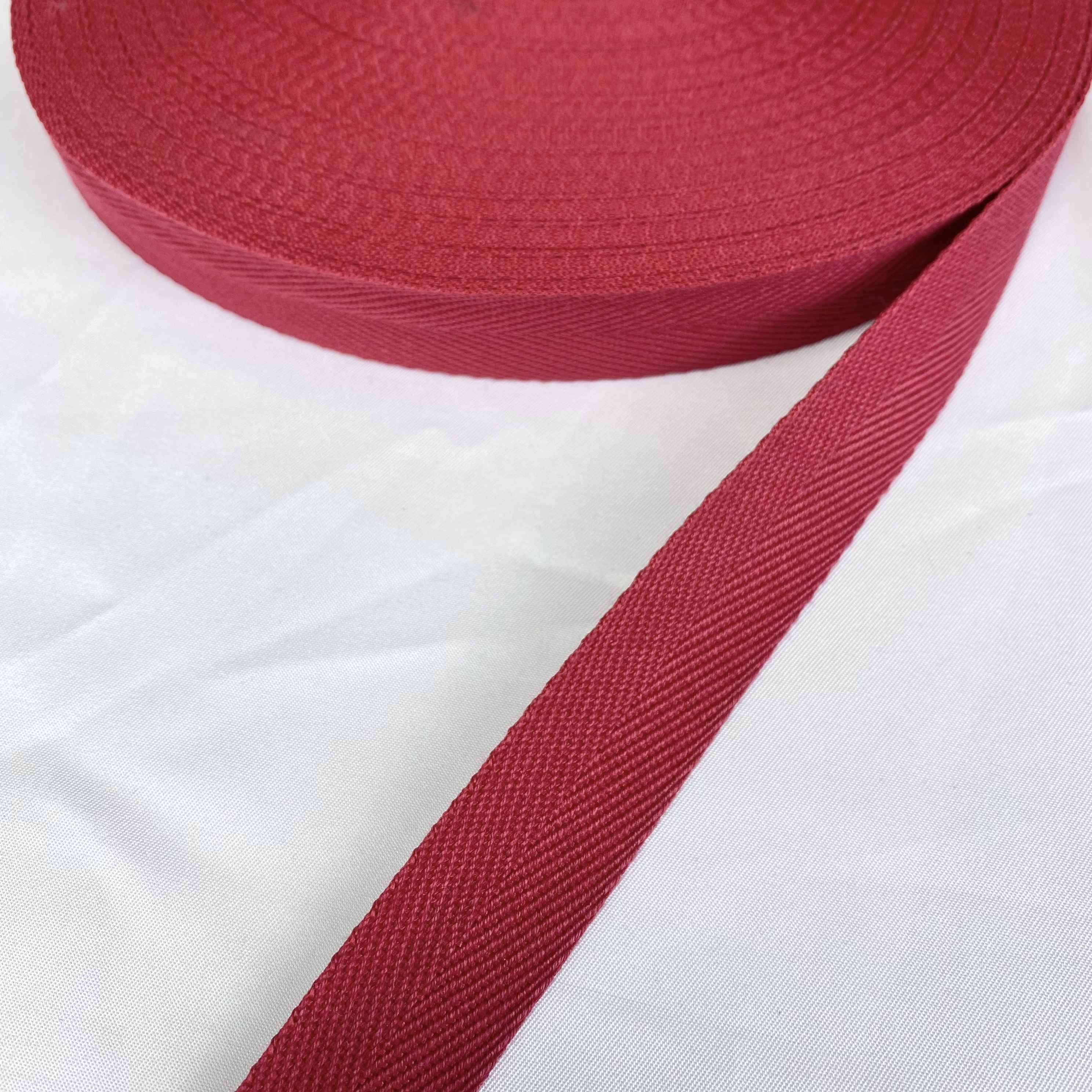 Herringbone polyester-cotton webbing Various colors Backpack strap Belt Handbag strap