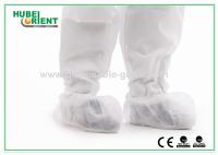 Couvertures de chaussures non tissées jetables à l'épreuve de la poussière avec ouverture en caoutchouc élastique