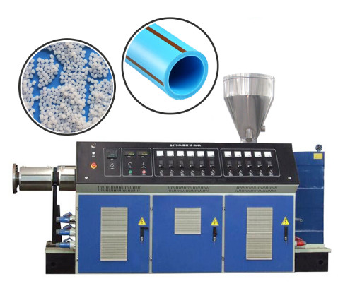 High Efficiency Single Screw Extruder Machine , Single Screw Extruder
