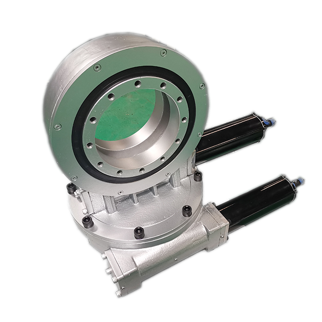 Waterproof Dual Axis Slew Drive 11000nm Slewing Drive For Solar Tracker