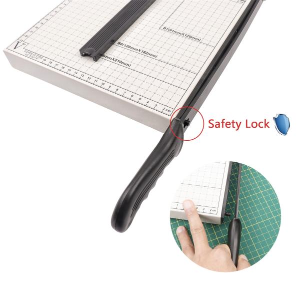 Triturador de papel manual profissional B5 470*266*53mm para corte de papel perfeito