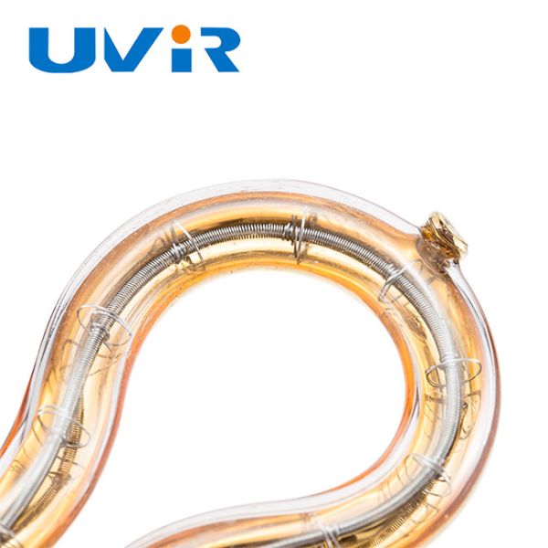 220V 450W Gold Ring Infrared Halogen Lamp 606mm Diameter