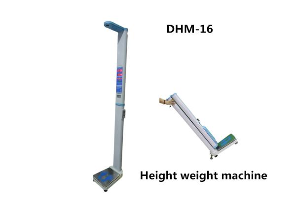 200kg/0.1kg Digital Height And Weight Scale With And Land Wheel Multi Languages