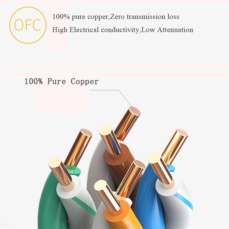 кабель сети 0.5mm 0.56mm UTP CAT5 CAT6 крытый на открытом воздухе