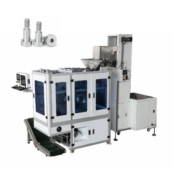 High accuracy Electric drive Visual Counting Packing Machine For Spring Nut Product