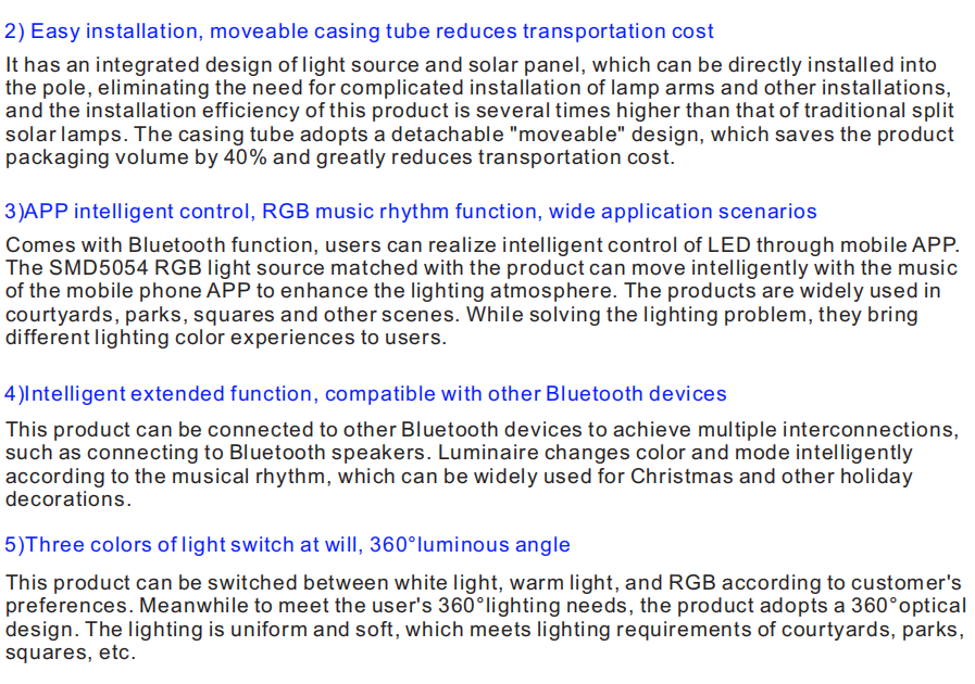30 Вт 40 Вт IP65 2 года Гарантия светодиодный солнечный уличный свет для садовых тротуаров