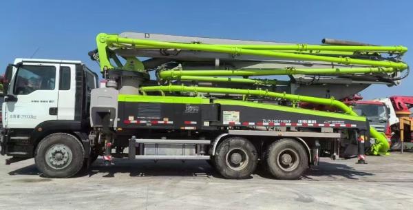 Secondhand 2022 43M ZLJ5280THBKF Zoomlion 43X-5RZ Boom Concrete Pump Truck Supplier for construction machinery 