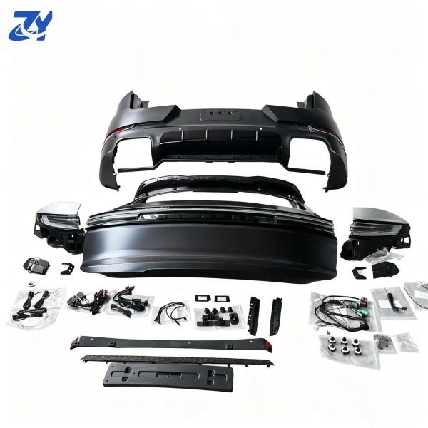 For Porsche Cayenne 11-17 Upgrade 24 Old and New Through the Taillight Tailgate Front bar Assembly Headlight