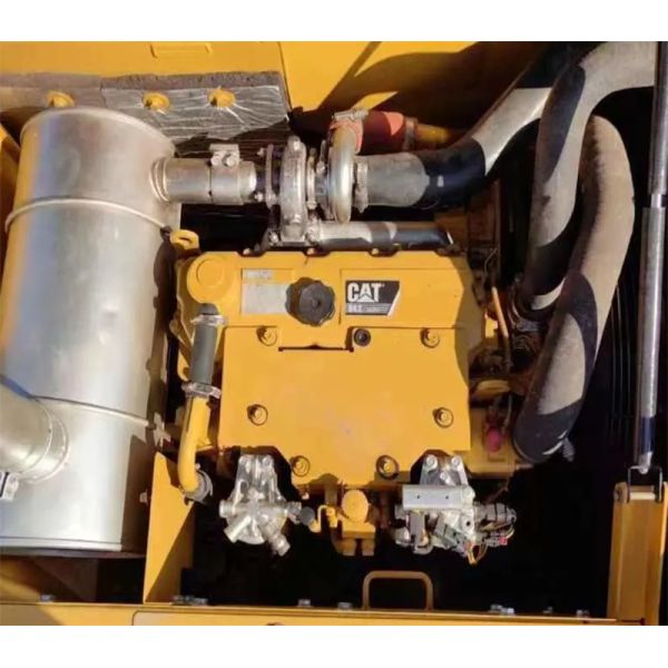 Cate amarelo de segunda mão 315DL Excavador Motor modelo Cate CAT C4.2 ACERT