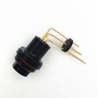 Estilo preto da solda do conector de cabo do PWB Fischer para o uso resistente