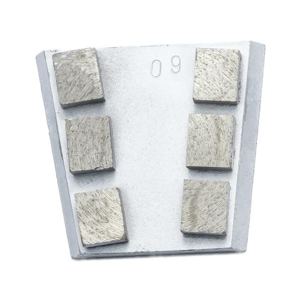 Tipo Metal Bond 8 Segmentos Bloco de moagem de diamantes de Frankfurt para moagem de superfícies de mármore