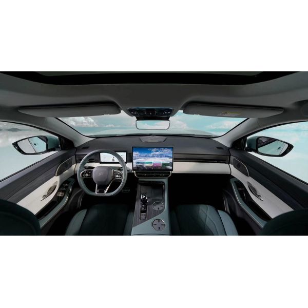 White Chery Jetour Shanhai L9 Super Hybrid SUV with 7 Seats Big Energy Vehicle SUV