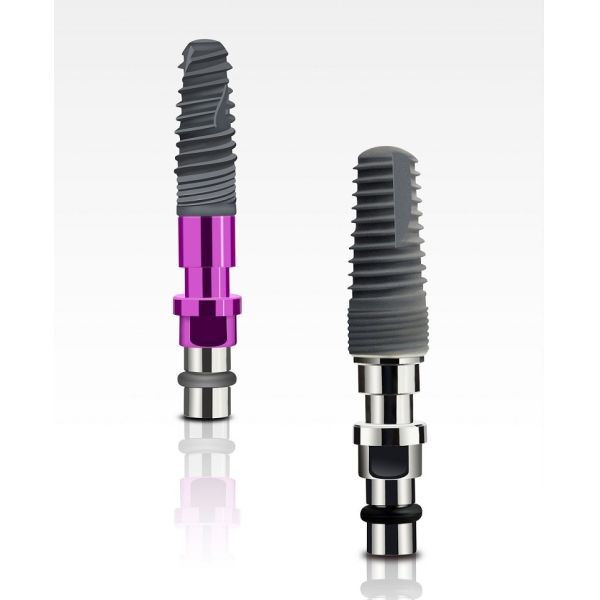 Pure Titanium Dental Implant Bone Level Fixture CE/ISO13485 S.L.a Surface Customized