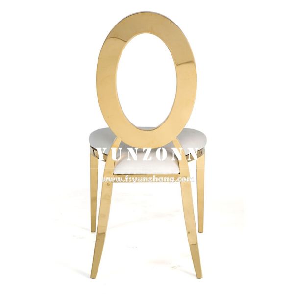 Antique Louis Oz Chair with Gold Stainless Steel Frame for Modern Events Banquets Hotels Dining Apartments Wedding Chair