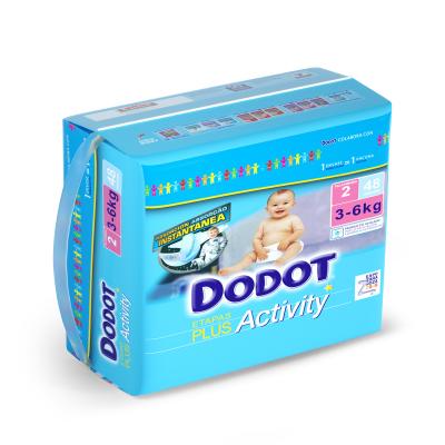 Fraldas descartáveis de absorção super feitas sob encomenda dos tecidos do bebê do desempenho de SAP da amostra grátis