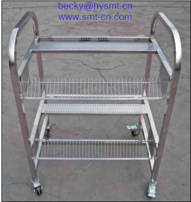 Feeder storage cart for YAMAHA machine