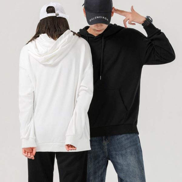 Plain Dyed Organic Unisex Plain Hoodies 3XL Breathable