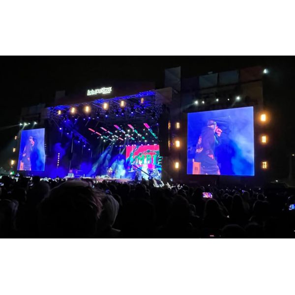 панель стены СИД P3.91 экрана фона СИД 500x500mm арендная на открытом воздухе видео-