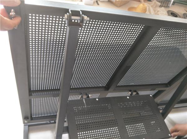 Foldable Event Barricade Rental Steel Barricades Crowd Control Electrostatic Coating