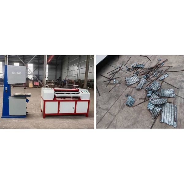 US Scrapped Refrigerator Copper Aluminum Separator Radiator Copper Recycling Machine