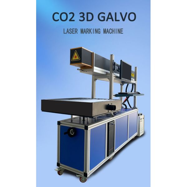 80W 100W 130W CO2 Galvo Laser Marking Machine for Glass Tube Ceramics Crystal Engraving