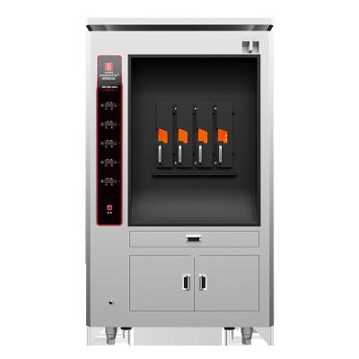 Commercial Electric Fish Grill Machine 6 Compartments 380KG