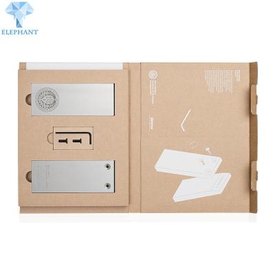 O baixo porte postal portátil cortado imprimindo feito sob encomenda do bloco liso do preço corrugou o encarregado do envio da correspondência que as caixas imprimem