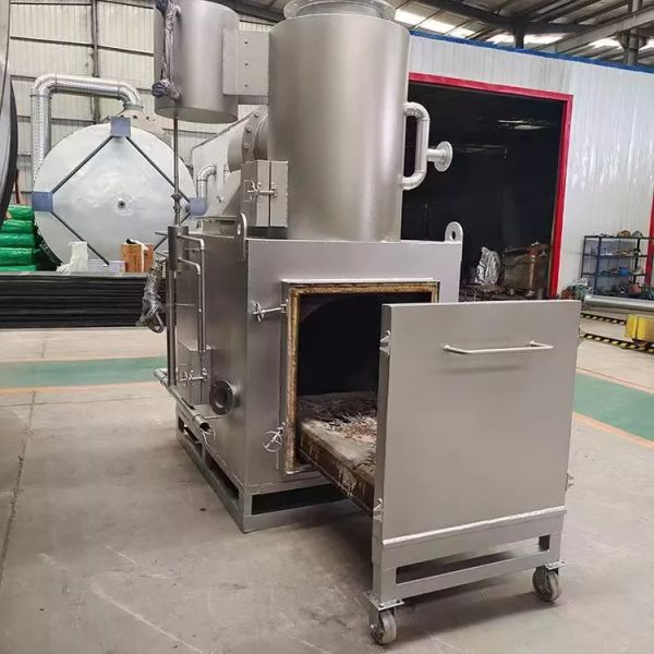 100kg/hour Domestic Garbage Incinerator with Electric Auto Control (PLC) and Customized Size