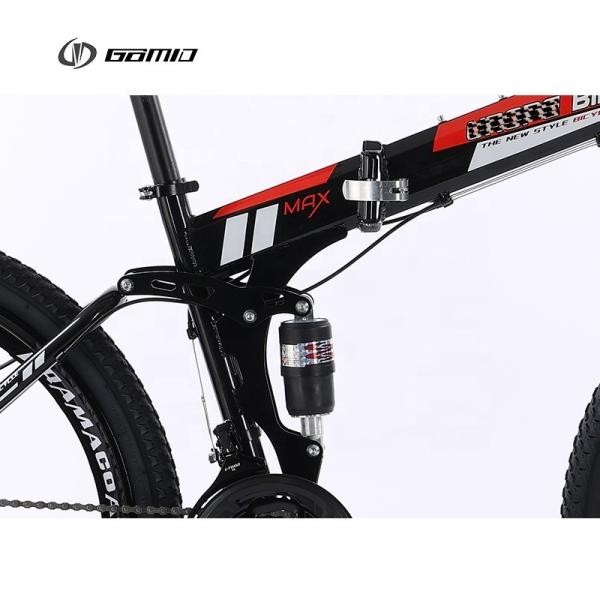 Full Shockingproof Frame Mountain Bike Gear Cycle Folding Mountainbikes OEM 26 29 Inch Foldable Custom Bicycle by GOMID
