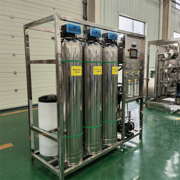 1 тонна однополярного оборудования обратной осмозы для очистки чистой минеральной воды