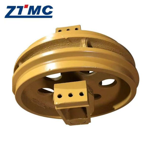 Komatsu PC200-5 Reinforced Front Idler Assembly OEM Size 35CrMnBH / 25CrMnB