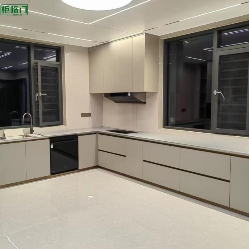 Fireproof Aluminum Kitchen Cabinet Formaldehyde Free Easy Assemble